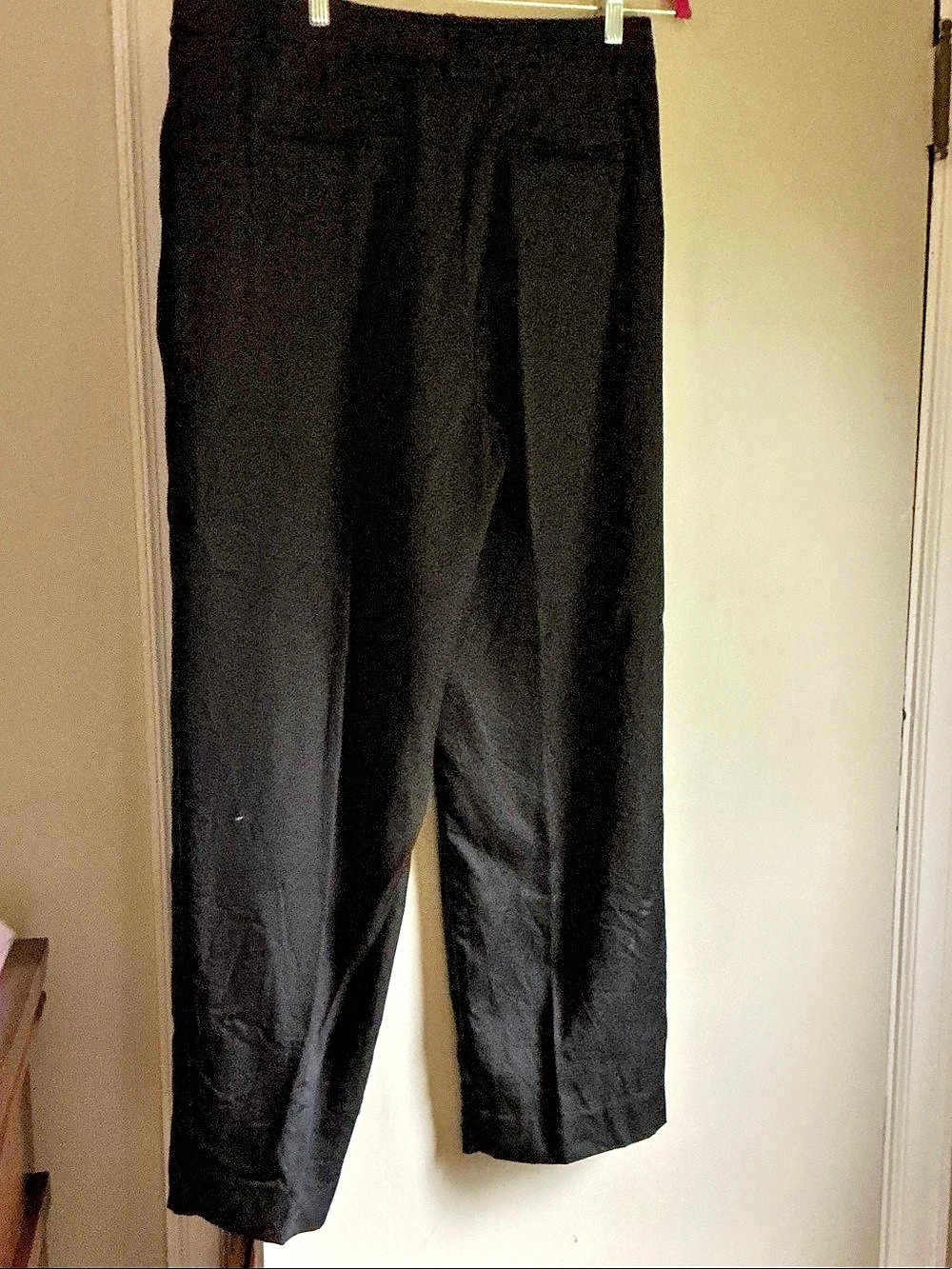 J.Crew Wide Leg Pants in Black Size 12